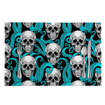 Octopus Tentacles Skull Pattern Print Placemat