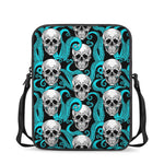 Octopus Tentacles Skull Pattern Print Rectangular Crossbody Bag