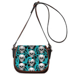 Octopus Tentacles Skull Pattern Print Saddle Bag