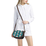 Octopus Tentacles Skull Pattern Print Saddle Bag