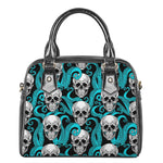 Octopus Tentacles Skull Pattern Print Shoulder Handbag