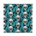 Octopus Tentacles Skull Pattern Print Silk Bandana
