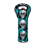 Octopus Tentacles Skull Pattern Print Single Neoprene Wine Tote