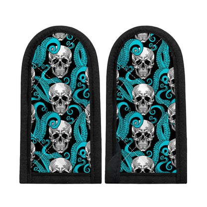 Octopus Tentacles Skull Pattern Print Skillet Handle Cover