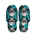 Octopus Tentacles Skull Pattern Print Slippers