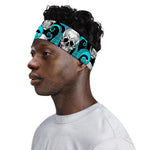 Octopus Tentacles Skull Pattern Print Sports Headband
