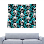 Octopus Tentacles Skull Pattern Print Tapestry