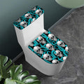 Octopus Tentacles Skull Pattern Print Toilet Lid And Tank Cover Set