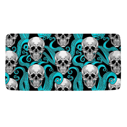 Octopus Tentacles Skull Pattern Print Towel