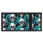 Octopus Tentacles Skull Pattern Print Trifold Wallet