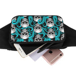 Octopus Tentacles Skull Pattern Print Waist Bag