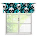 Octopus Tentacles Skull Pattern Print Window Valance