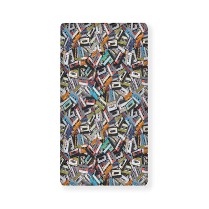 Old Cassette Tape Print Baby Crib Sheet
