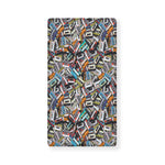 Old Cassette Tape Print Baby Crib Sheet