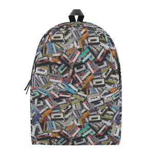 Old Cassette Tape Print Backpack