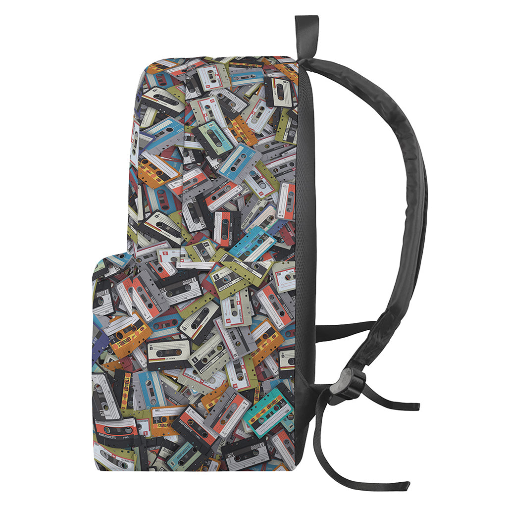 Old Cassette Tape Print Backpack