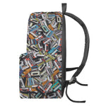 Old Cassette Tape Print Backpack