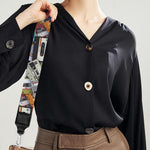 Old Cassette Tape Print Bag Strap