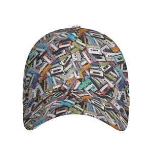 Old Cassette Tape Print Baseball Cap