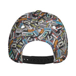 Old Cassette Tape Print Baseball Cap