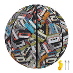 Old Cassette Tape Print Basketball
