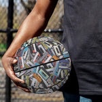 Old Cassette Tape Print Basketball