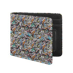 Old Cassette Tape Print Bifold Wallet
