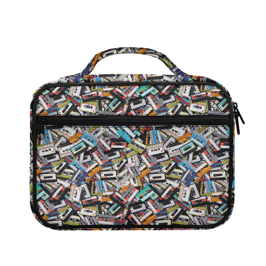 Old Cassette Tape Print Briefcase Bible Bag