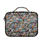 Old Cassette Tape Print Briefcase Bible Bag