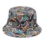 Old Cassette Tape Print Bucket Hat