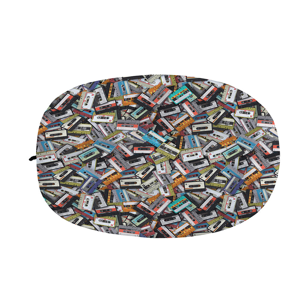 Old Cassette Tape Print Car Side Mirror Covers