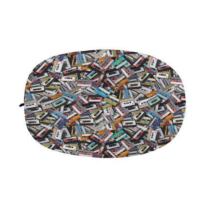 Old Cassette Tape Print Car Side Mirror Covers