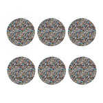 Old Cassette Tape Print Coaster Set