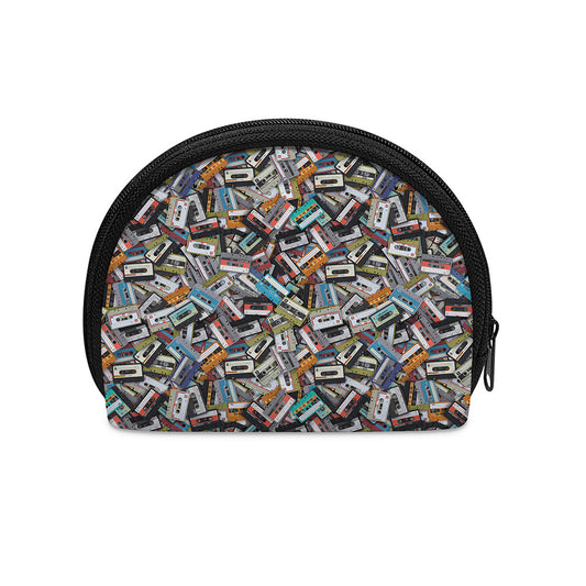Old Cassette Tape Print Coin Purse