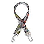 Old Cassette Tape Print Dog Seat Belt