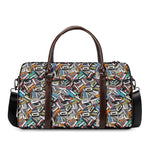 Old Cassette Tape Print Duffle Bag
