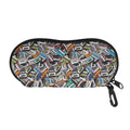 Old Cassette Tape Print Glasses Case