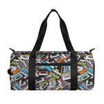 Old Cassette Tape Print Gym Bag