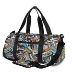 Old Cassette Tape Print Gym Bag