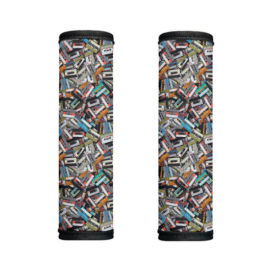 Old Cassette Tape Print Handle Covers