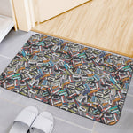 Old Cassette Tape Print Indoor Door Mat