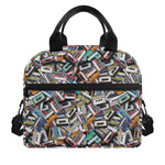 Old Cassette Tape Print Insulated Lunch Bag