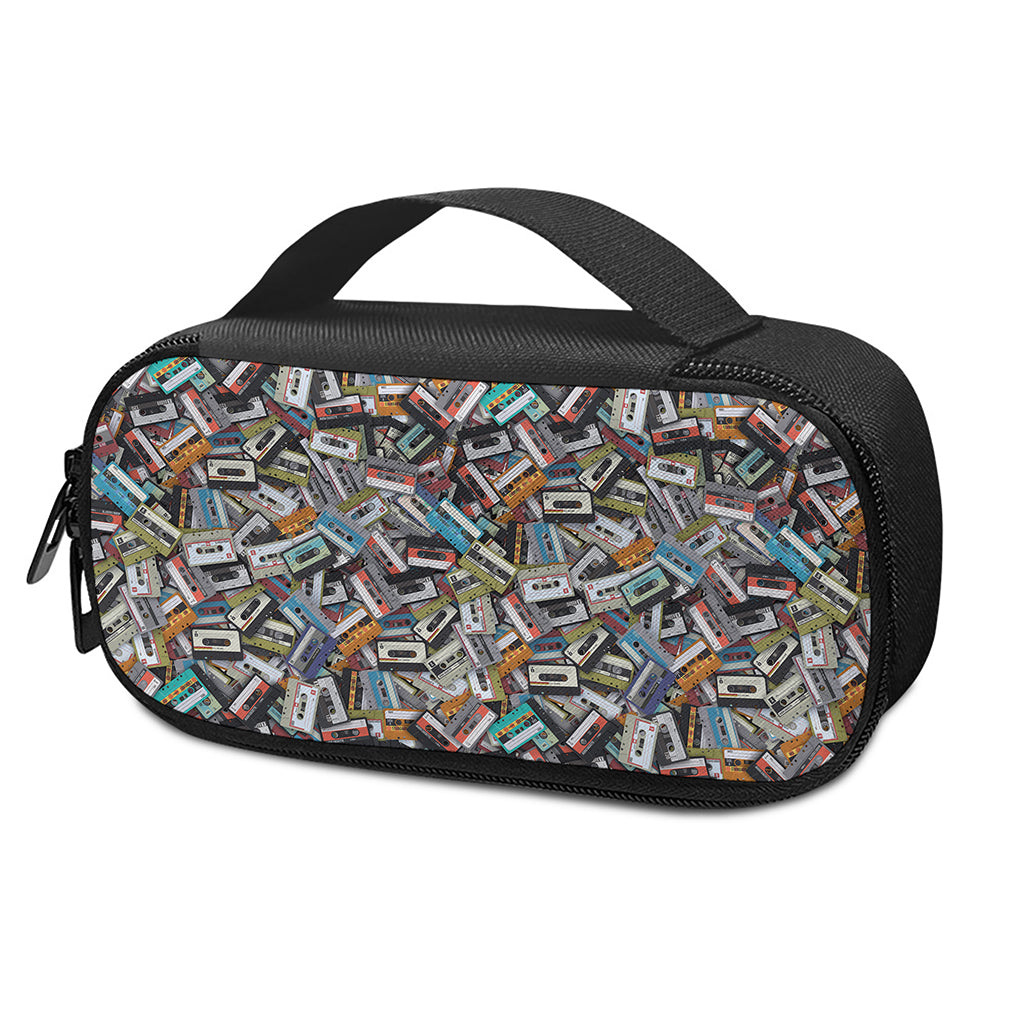Old Cassette Tape Print Insulin Cooler Travel Case