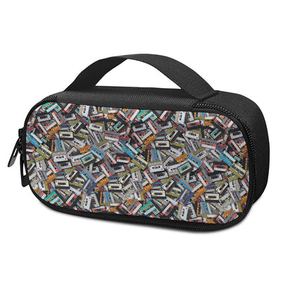 Old Cassette Tape Print Insulin Cooler Travel Case