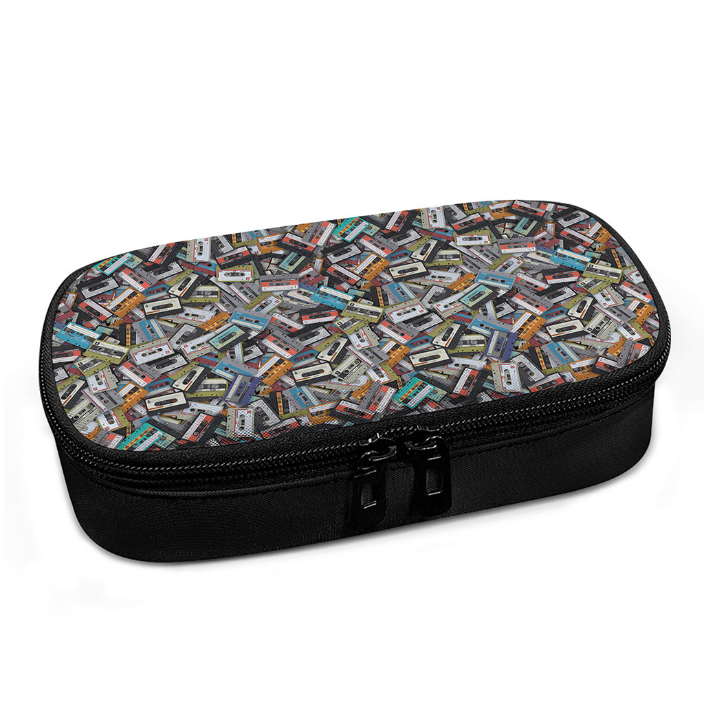 Old Cassette Tape Print Insulin Cooler Travel Case