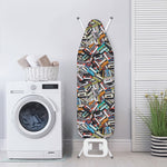 Old Cassette Tape Print Ironing Board Cover