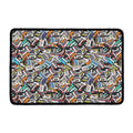 Old Cassette Tape Print Kitchen Mat