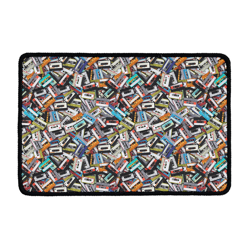 Old Cassette Tape Print Kitchen Mat