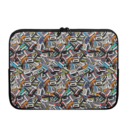 Old Cassette Tape Print Laptop Sleeve