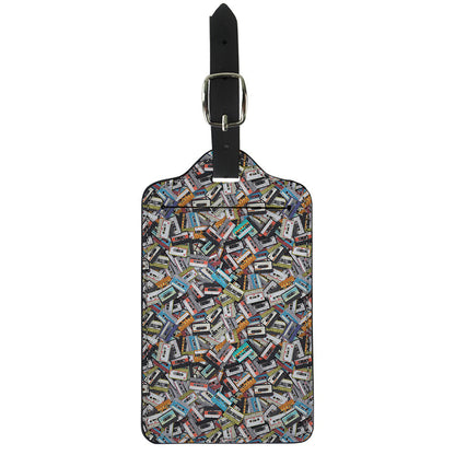 Old Cassette Tape Print Luggage Tag